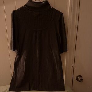 Elegant Charcoal Turtleneck Sweater